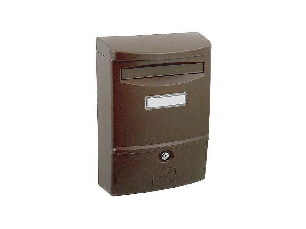 Poštovní schránka ABS-2 hnědá 270x380x110 - Poštovní schránky, pokladny