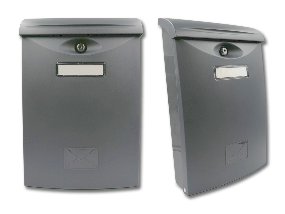 Poštovní schránka ABS-3 grafit 271x402x105