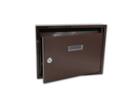 Poštovní schránka Pavel hnědá 320x240x60