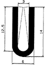 Lemovka sil. TU1-186 bílá - Těsnění dveřní, okenní, samolepící Silikonové