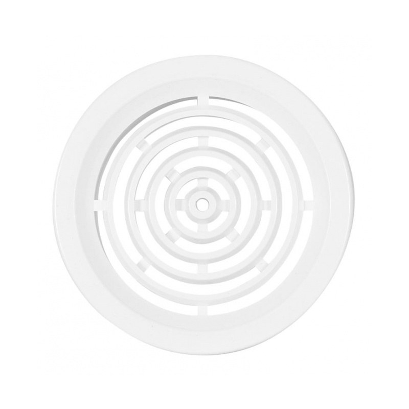 Mřížka větrací kruhová 50 bílá 4ks - Mřížky, vanová dvířka