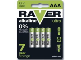 Baterie Raver mikrotužková LR03/4 AAA