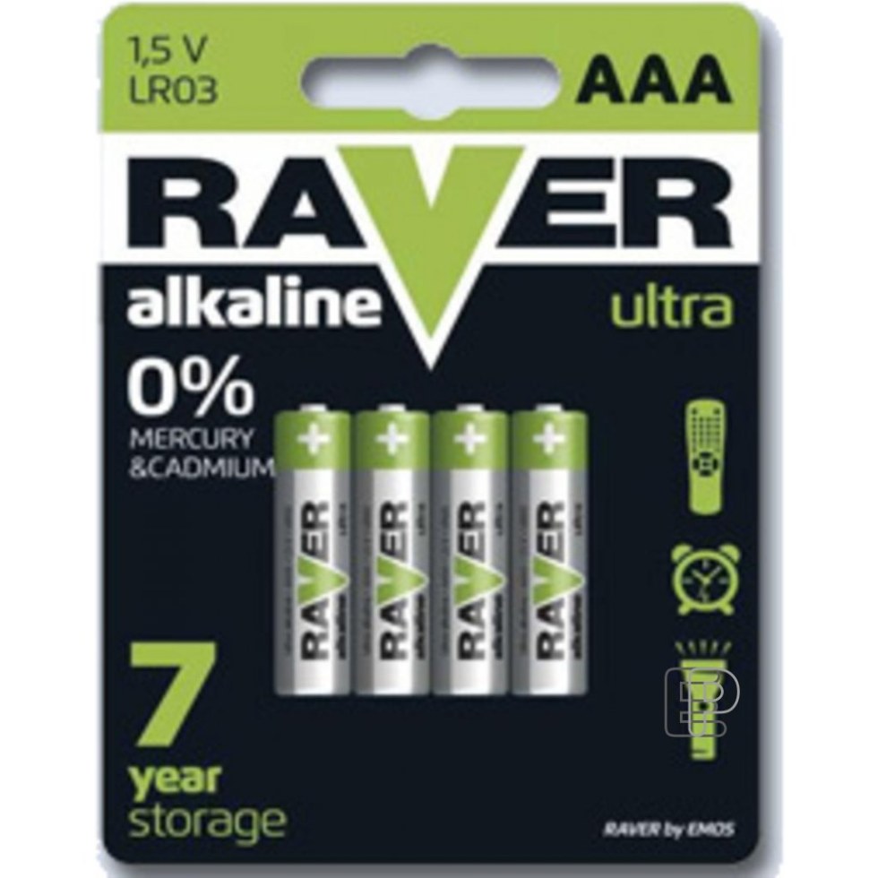 Baterie Raver mikrotužková LR03 AAA - Domácí potřeby