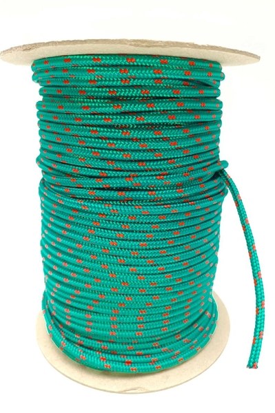 Šňůra PP pletená 4mm s duší ČERNÁ - Provazy, lana, motouzy, popruhy