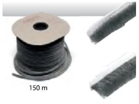 Kartáč vysoký lepený do úch. lišty 4,8x12mm 0091 Wide