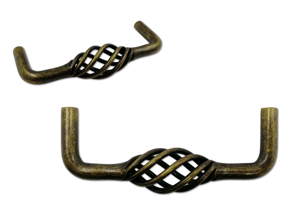 Úchytka Vendula rustiko 96mm bronz - Úchytky, madla, knopky Úchytky a knopky rustikální