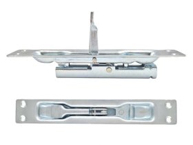 Zástrč dveřní 160/24mm Zn zadlabací