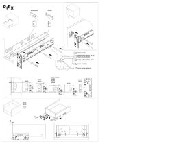 Vrtací šablona na výsuvy + důlčík Riex 2404651r