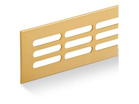 VÝPRODEJ Mřížka větrací 60x600 zlatá