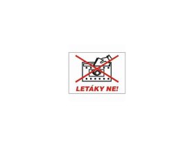 Samolepka "Letáky ne" 70x50mm